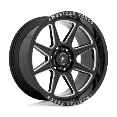 American Force Cast AC002 TRAIL 20X10 GLOSS BLACK MILLED