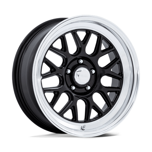 American Racing Vintage VN516 G-FORCE 18X9 GLOSS BLACK W/ DIAMOND CUT LIP