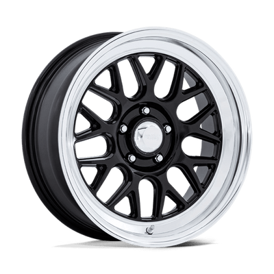 American Racing Vintage VN516 G-FORCE 18X8 GLOSS BLACK W/ DIAMOND CUT LIP