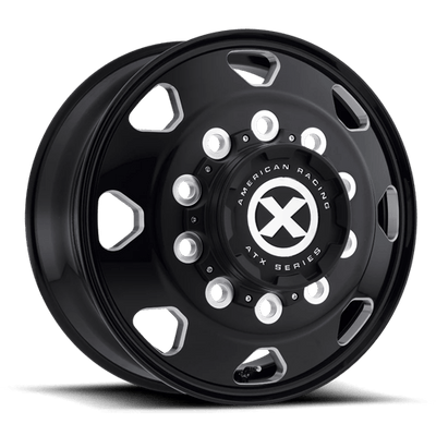 ATX AO401 OCTANE 17.5X6.75 GLOSS BLACK MILLED