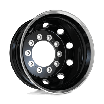 ATX AO404 JOURNEY 22.5X14 GLOSSY BLACK W/ POLISHED LIP - REAR OUTER