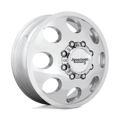 American Racing AR204 BAJA DUALLY 17X6 POLISHED - FRONT