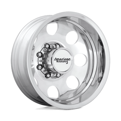 American Racing AR204 BAJA DUALLY 17X6 POLISHED - REAR