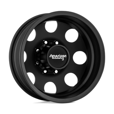 American Racing AR204 BAJA DUALLY 16X6 SATIN BLACK - REAR