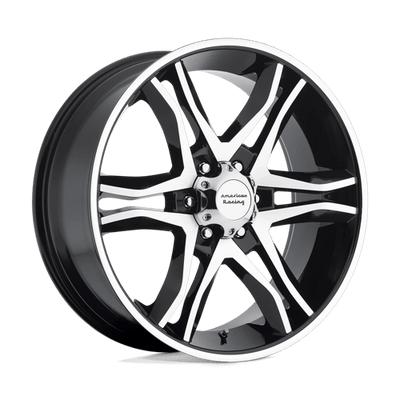 American Racing AR893 MAINLINE 16X8 GLOSS BLACK MACHINED