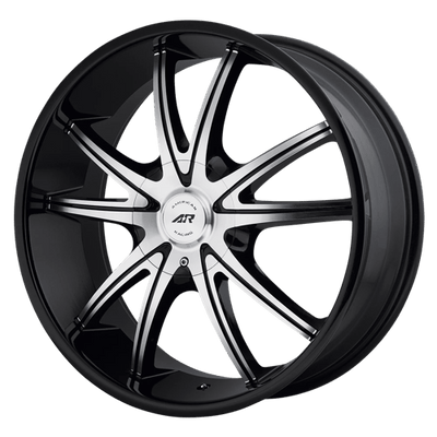 American Racing AR897 18X8 GLOSS BLACK MACHINED
