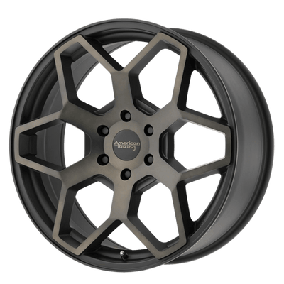 American Racing AR916 18X8.5 SATIN BLACK W/ DARK TINT CC