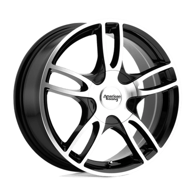 American Racing AR919 ESTRELLA 2 15X7 GLOSS BLACK MACHINED