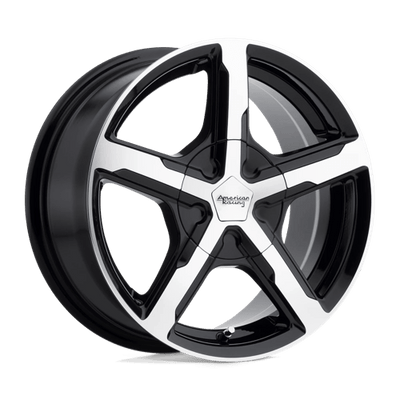 American Racing AR921 TRIGGER 17X7 GLOSS BLACK MACHINED