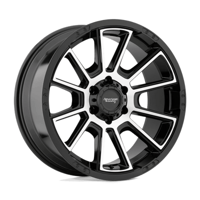 American Racing AR933 INTAKE 20X9 GLOSS BLACK MACHINED