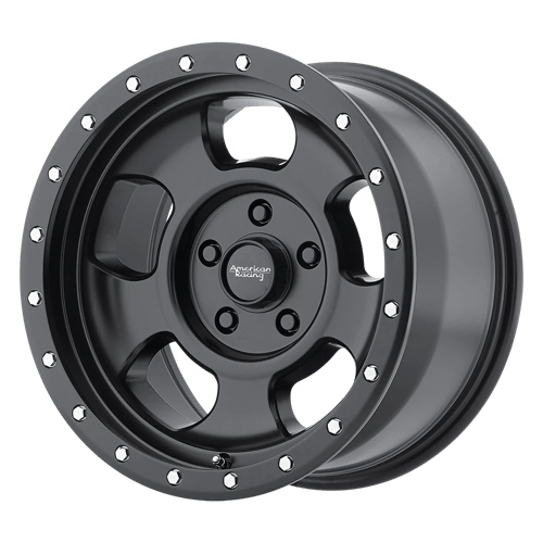 American Racing AR969 ANSEN OFFROAD 17X8.5 SATIN BLACK W/ SATIN BLACK RING