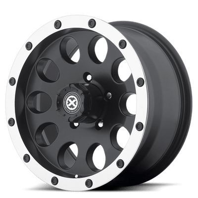 ATX Series AX186 SLOT 16X8 SATIN BLACK W/ MACHINED FACE
