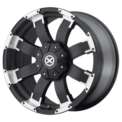 ATX Series AX191 SHACKLE 20X9 SATIN BLACK W/ MACHINED FACE