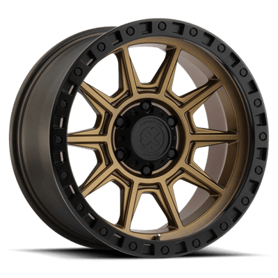 ATX Series AX202 16X8 MATTE BRONZE W/ BLACK LIP