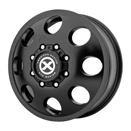 ATX Series AX204 BAJA DUALLY 17X6.5 SATIN BLACK - FRONT