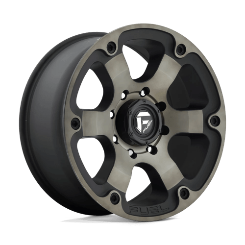 Fuel 1PC D564 BEAST 20X9 MATTE BLACK DOUBLE DARK TINT