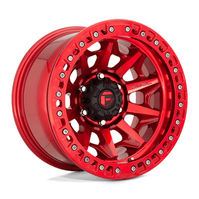 Fuel 1PC D113 COVERT BEADLOCK 17X9 CANDY RED