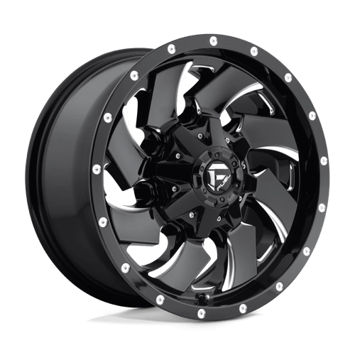 Fuel 1PC D574 CLEAVER 18X9 GLOSS BLACK MILLED