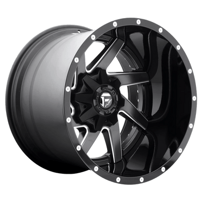 Fuel 2PC D265 RENEGADE 22X12 MATTE BLACK MILLED