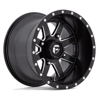 Fuel UTV D538 MAVERICK 15X10 MATTE BLACK MILLED