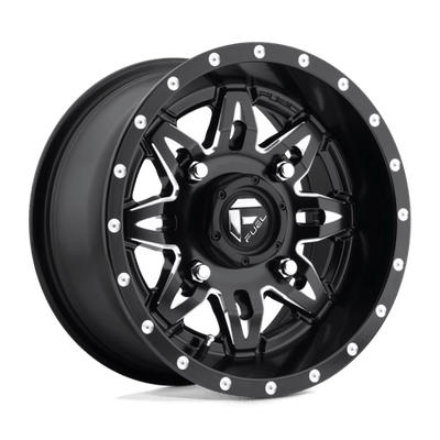 Fuel UTV D567 LETHAL 14X7 MATTE BLACK MILLED