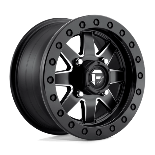 Fuel UTV D938 MAVERICK BEADLOCK 18X7 MATTE BLACK MILLED