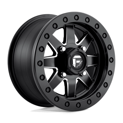 Fuel UTV D938 MAVERICK BEADLOCK 15X7 MATTE BLACK MILLED