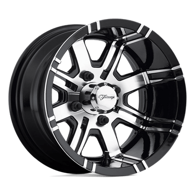 Fairway Alloys FA119 AGGRESSOR 12X7 MACHINED GLOSS BLACK