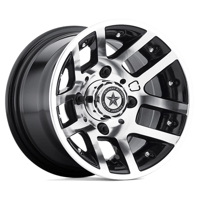 Fairway Alloys FA121 ILLUSION 10X7 MACHINED GLOSS BLACK