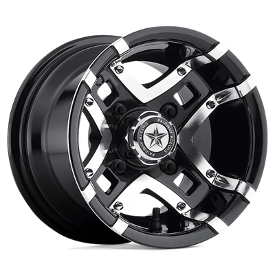 Fairway Alloys FA123 PRESTIGE 10X7 GLOSS BLACK MACHINED