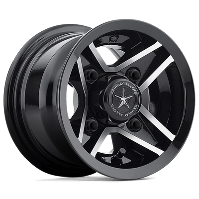 Fairway Alloys FA127 DIVOT 8X7 GLOSS BLACK MACHINED