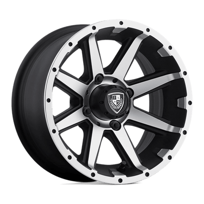 Fairway Alloys FA135 REBEL 12X6 MACHINED MATTE BLACK