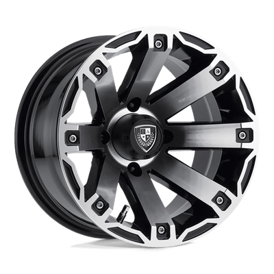 Fairway Alloys FA143 RAGE 12X7 MACHINED GLOSS BLACK