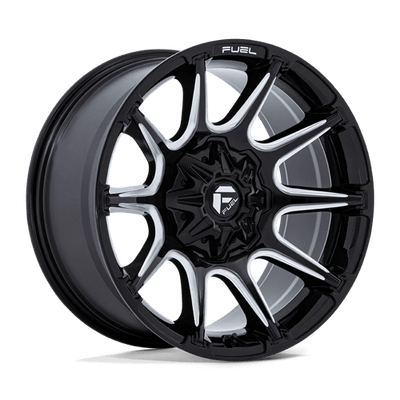 Fuel 1PC FC880 SUPER C 22X12 GLOSS BLACK MILLED