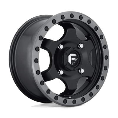 Fuel UTV D639 GATLING 15X7 MATTE BLACK GUN METAL RING