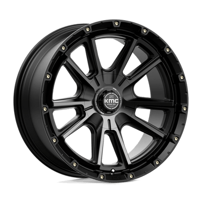 KMC KM100 SYNC 20X9 SATIN BLACK W/ GRAY TINT