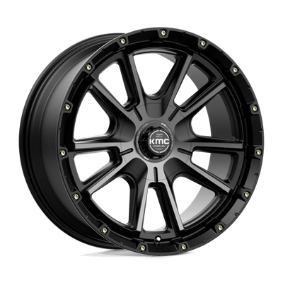 KMC KM100 SYNC 20X9 SATIN BLACK W/ GRAY TINT