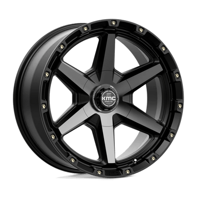 KMC KM101 TEMPO 20X9 SATIN BLACK W/ GRAY TINT