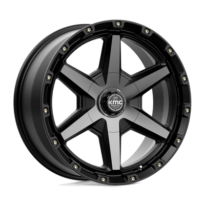 KMC KM101 TEMPO 20X9 SATIN BLACK W/ GRAY TINT