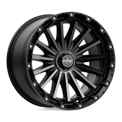 KMC KM102 SIGNAL 17X9 SATIN BLACK W/ GRAY TINT