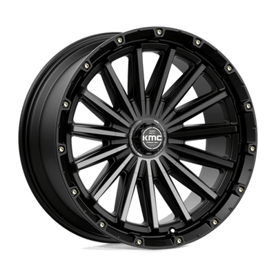 KMC KM102 SIGNAL 20X9 SATIN BLACK W/ GRAY TINT