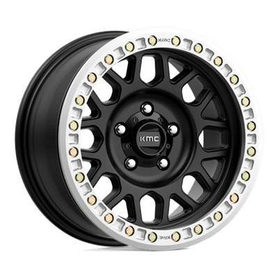 KMC KM234 GRENADE DESERT BEADLOCK 17X8.5 SATIN BLACK