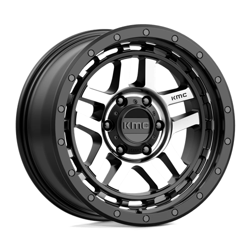 KMC KM540 RECON 18X8.5 SATIN BLACK MACHINED