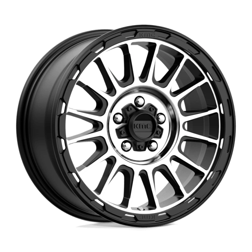 KMC KM542 IMPACT 17X8 SATIN BLACK MACHINED