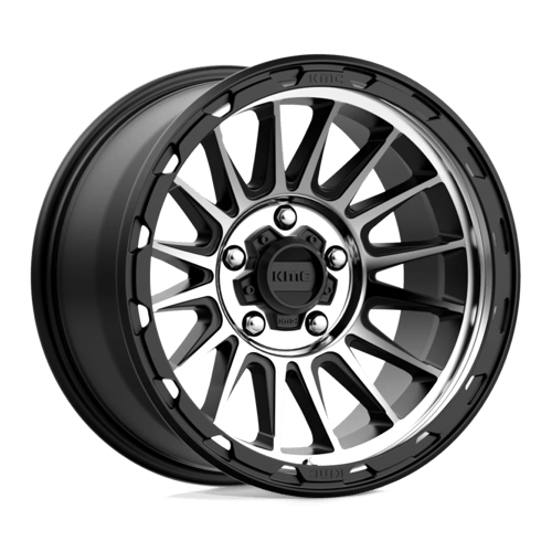KMC KM542 IMPACT 17X9 SATIN BLACK MACHINED