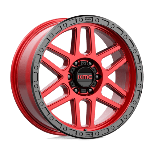 KMC KM544 MESA 17X9 CANDY RED W/ BLACK LIP
