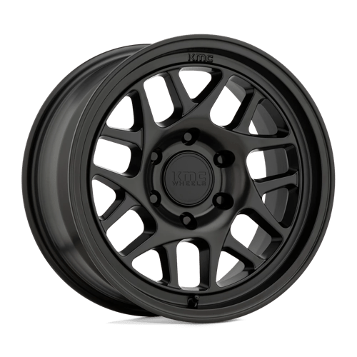 KMC KM717 BULLY OL 17X8.5 SATIN BLACK
