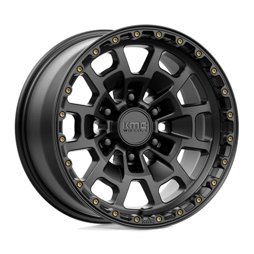 KMC KM718 SUMMIT 17X8.5 SATIN BLACK
