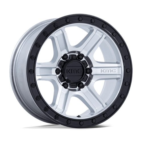 KMC KM551 OUTRUN 17X8.5 MACHINED W/ GLOSS BLACK LIP