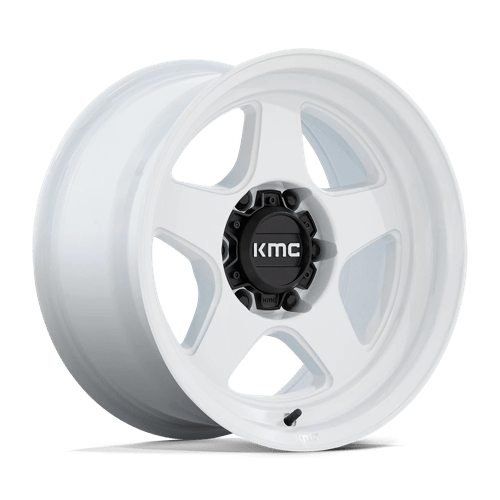 KMC KM728 LOBO 17X8.5 GLOSS WHITE